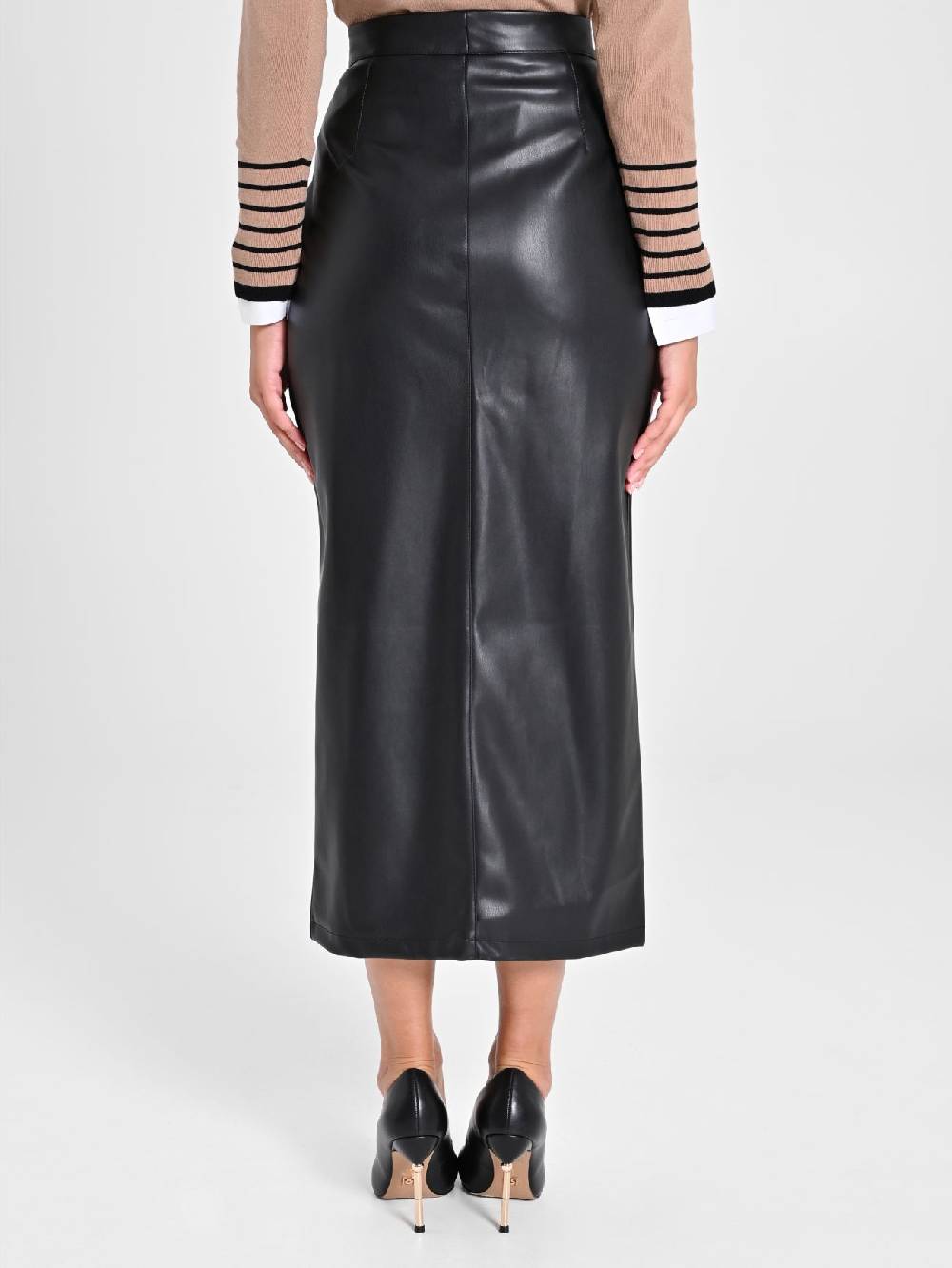 Rinascimento Maxi Gonna in simil pelle Offerte esclusive
