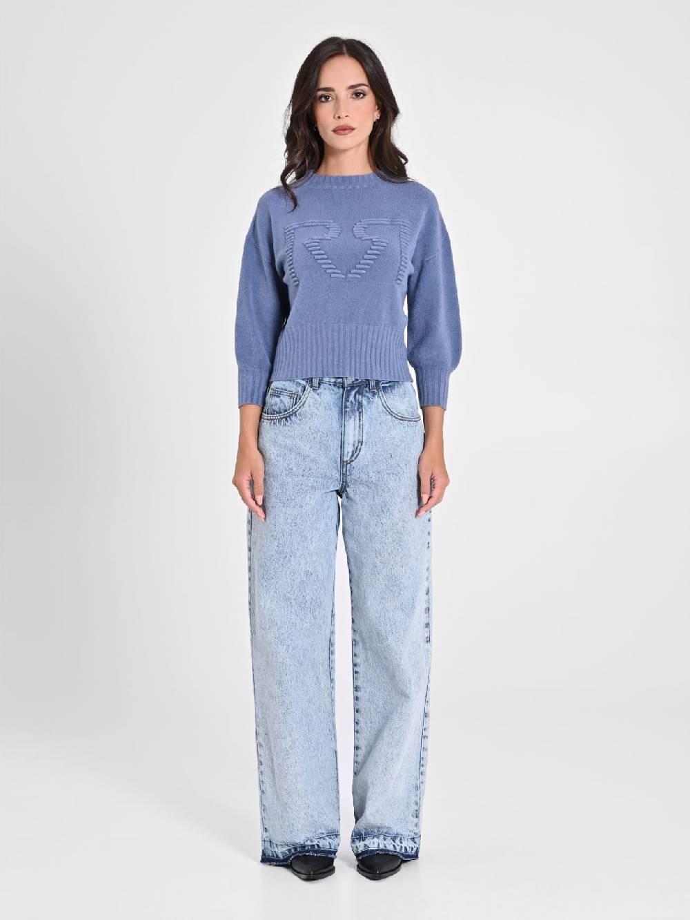 Rinascimento Maglione RR Azzurro Avio Grandi sconti