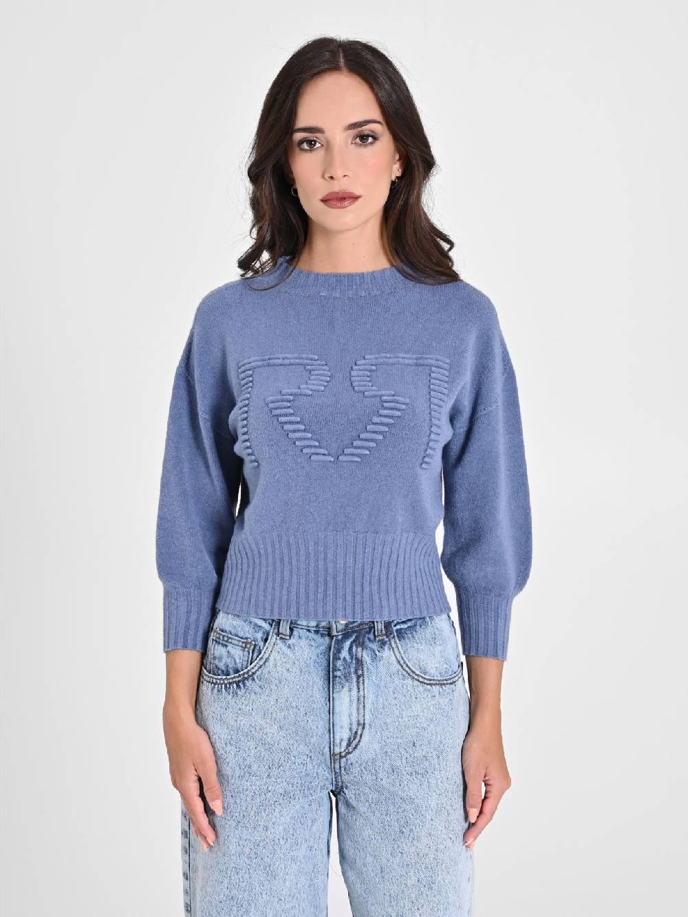 Rinascimento Maglione RR Azzurro Avio Grandi sconti