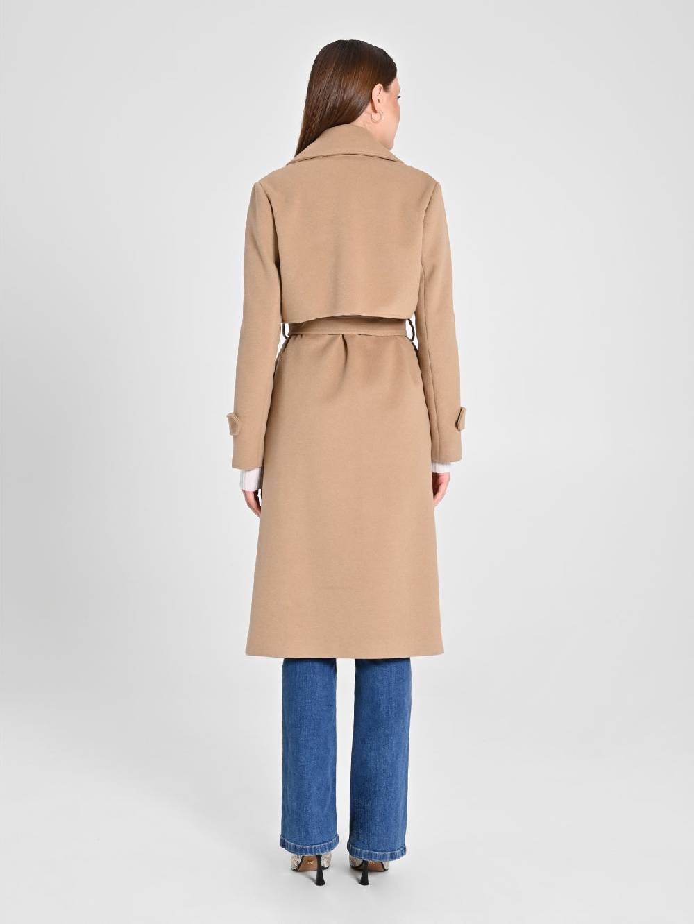 Rinascimento Cappotto Trasformabile Tre-In-Uno color Cammello Offerte speciali