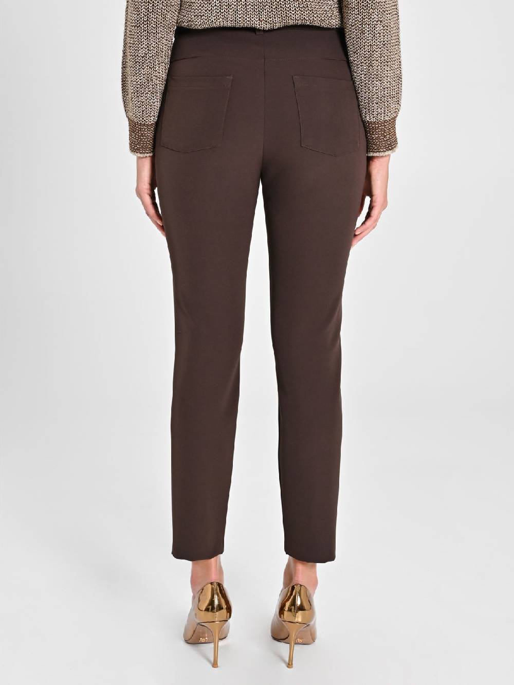 Rinascimento Pantaloni Skinny Marroni Ultimi due giorni