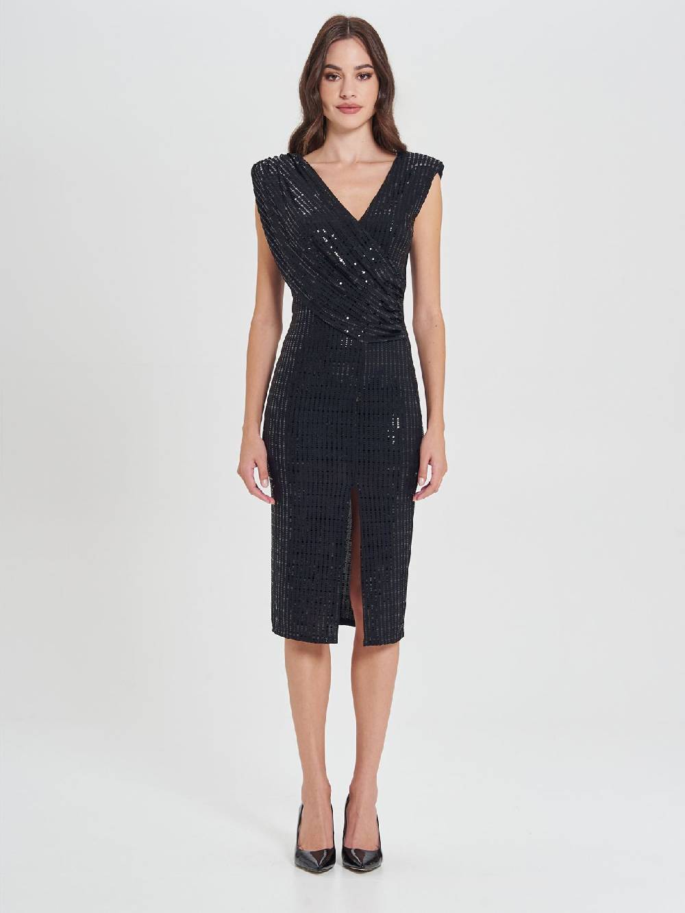Rinascimento Abito Paillettes Nero Fino al 60% di sconto