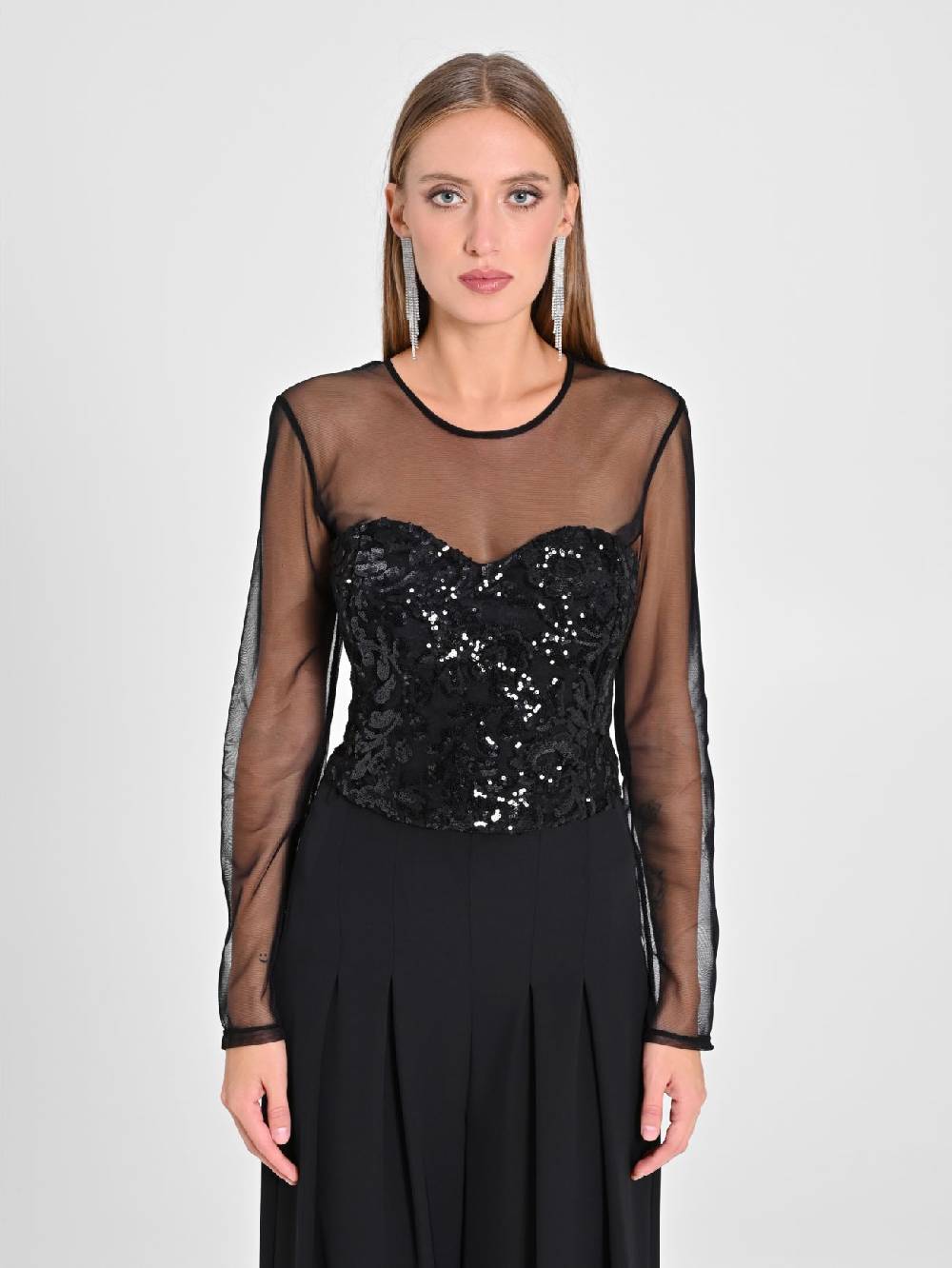 Rinascimento Top Bustier Paillettes Discount Store per i nuovi prodotti