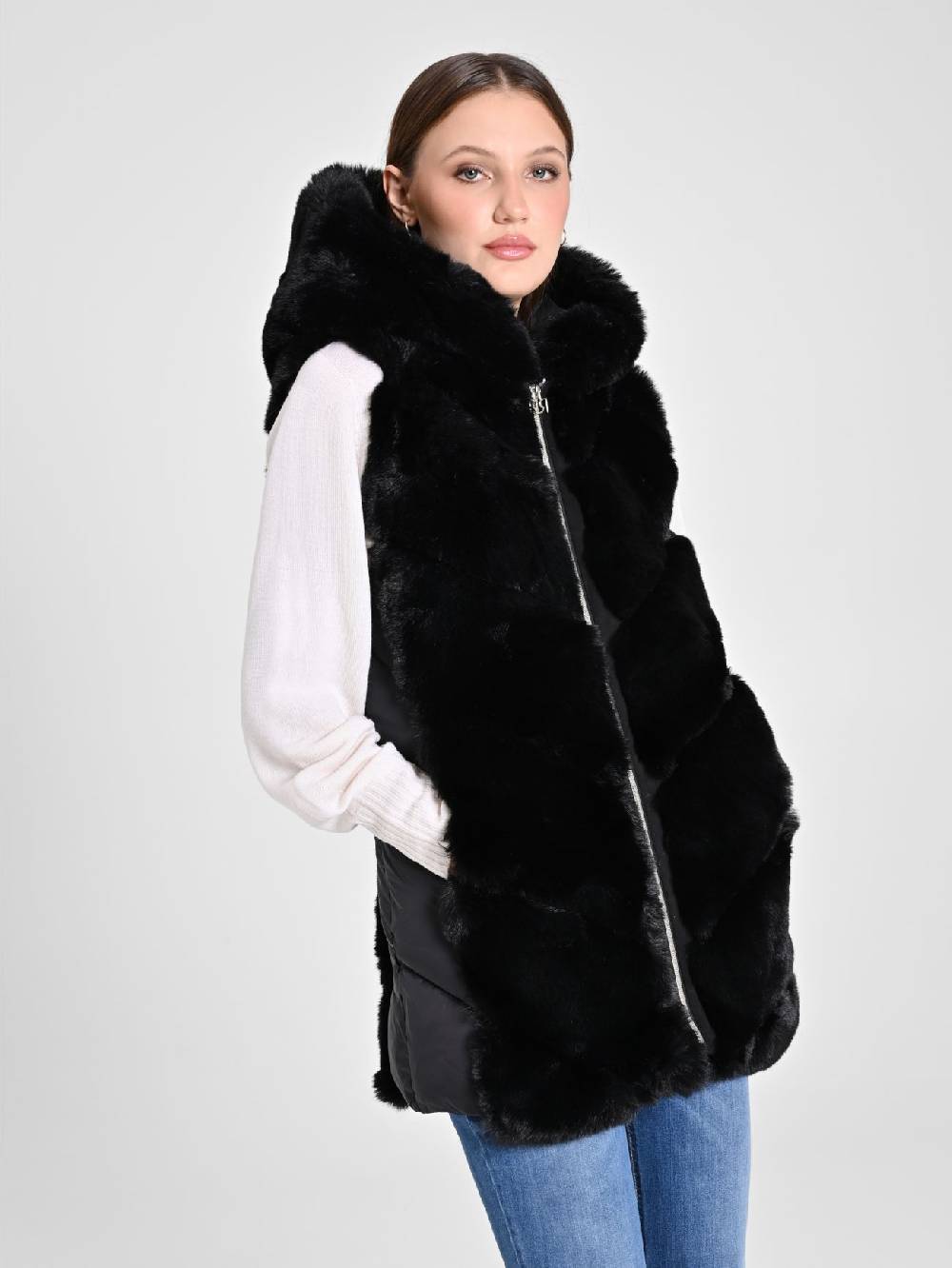 Rinascimento STYLE01FW24 CAPP GILET B001 Soddisfazione Garantita