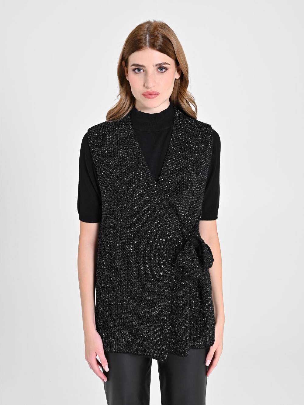Rinascimento Gilet Fiocco Lurex Fino Al -60%