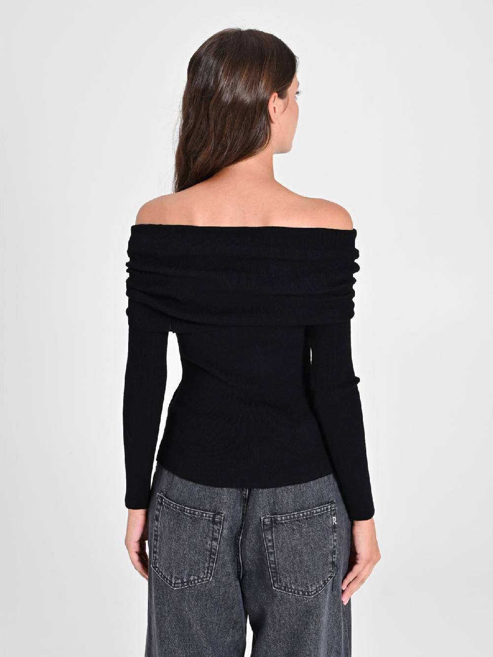 Rinascimento Maglia con Collo Rivoltato Shopping Online