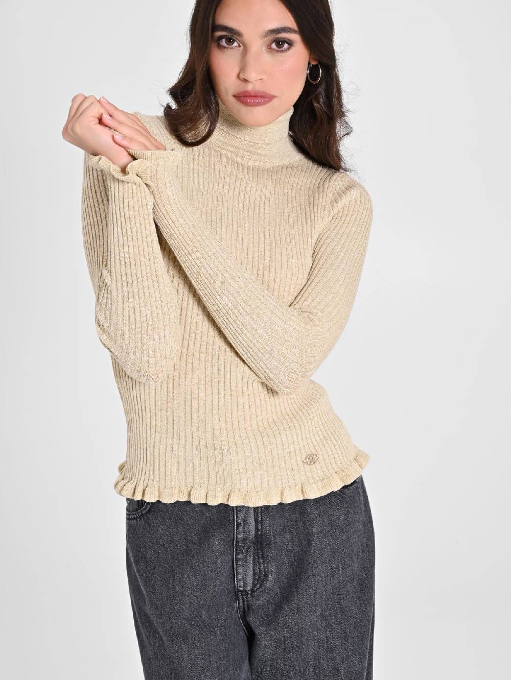 Rinascimento Maglioncino Oro Lurex Outlet