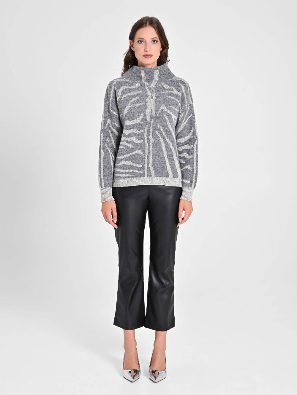 Rinascimento Maglione Zebra Lurex Hotsell