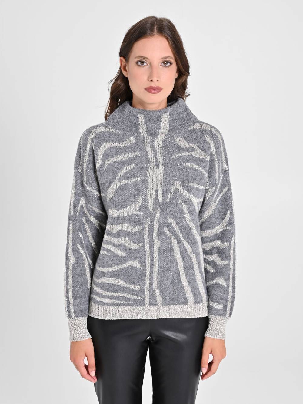 Rinascimento Maglione Zebra Lurex Hotsell