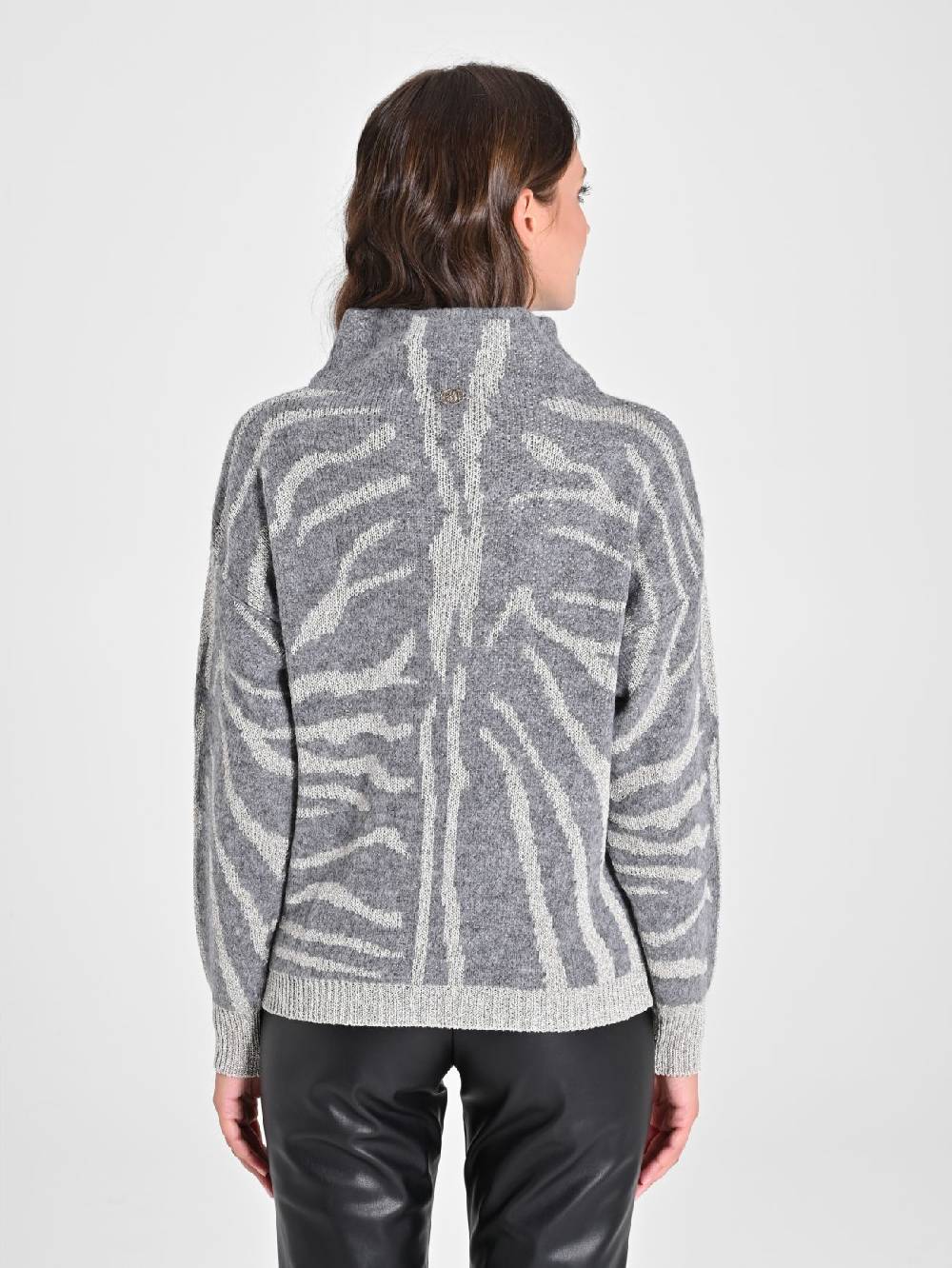 Rinascimento Maglione Zebra Lurex Hotsell
