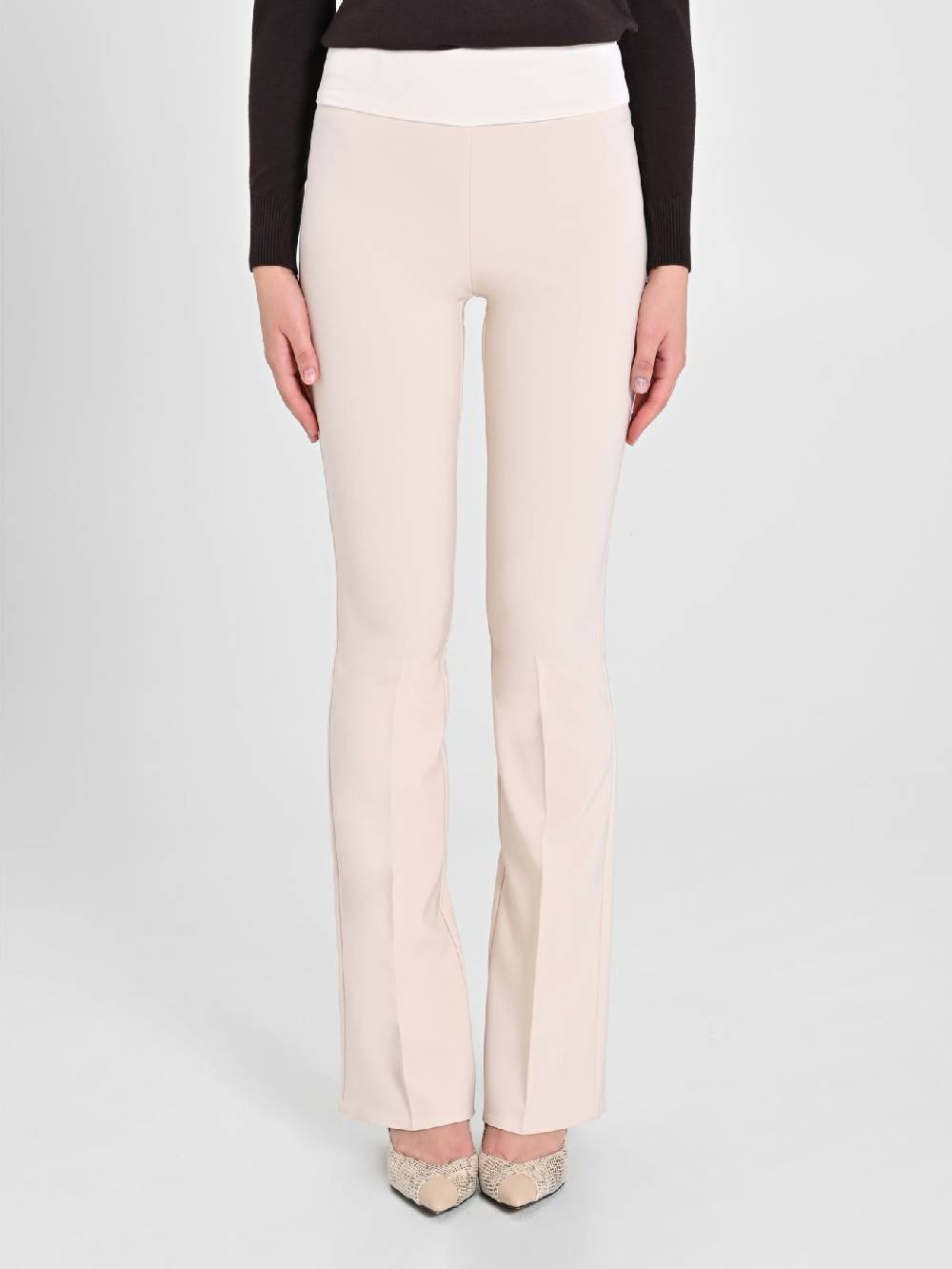 Rinascimento Pantaloni Tuxedo Beige Prezzo di fabbrica