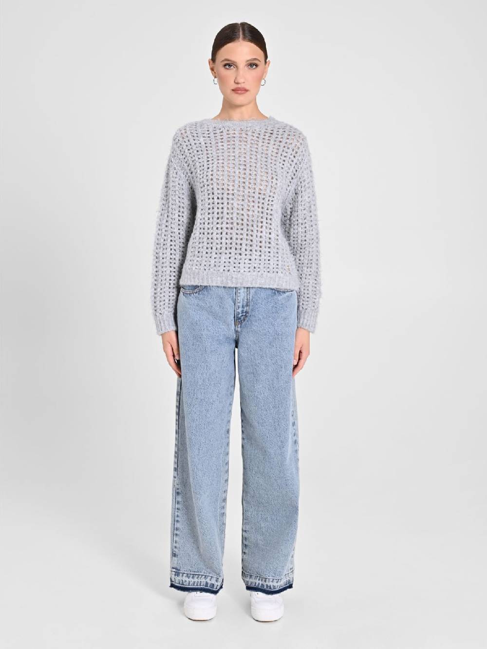 Rinascimento Maglioncino Grigio Paillettes Offerta speciale