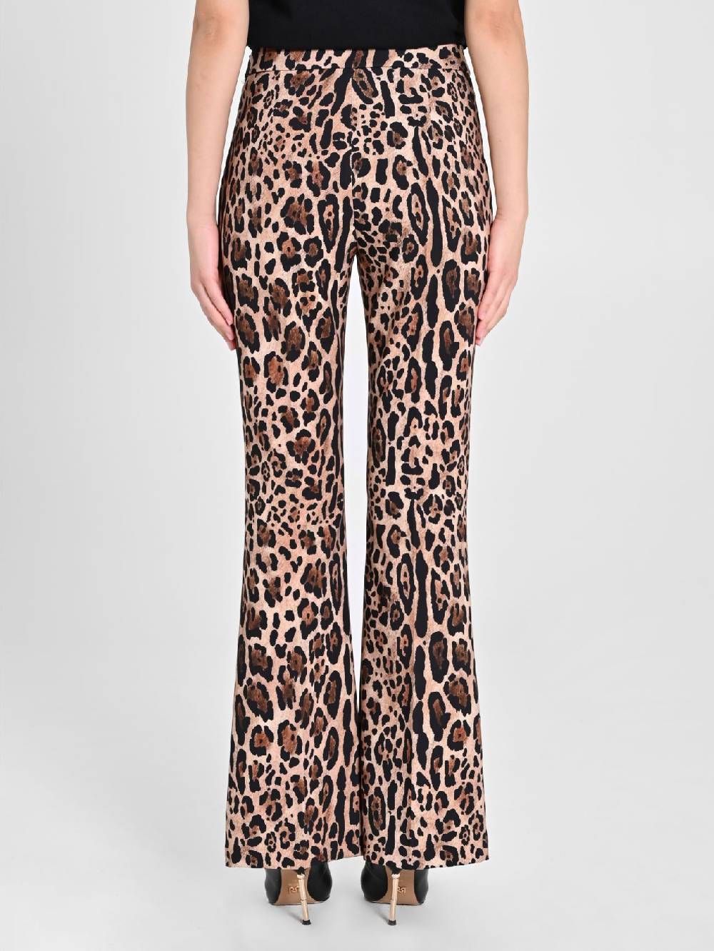 Rinascimento Pantalone Flared Animalier Offerta Anniversario