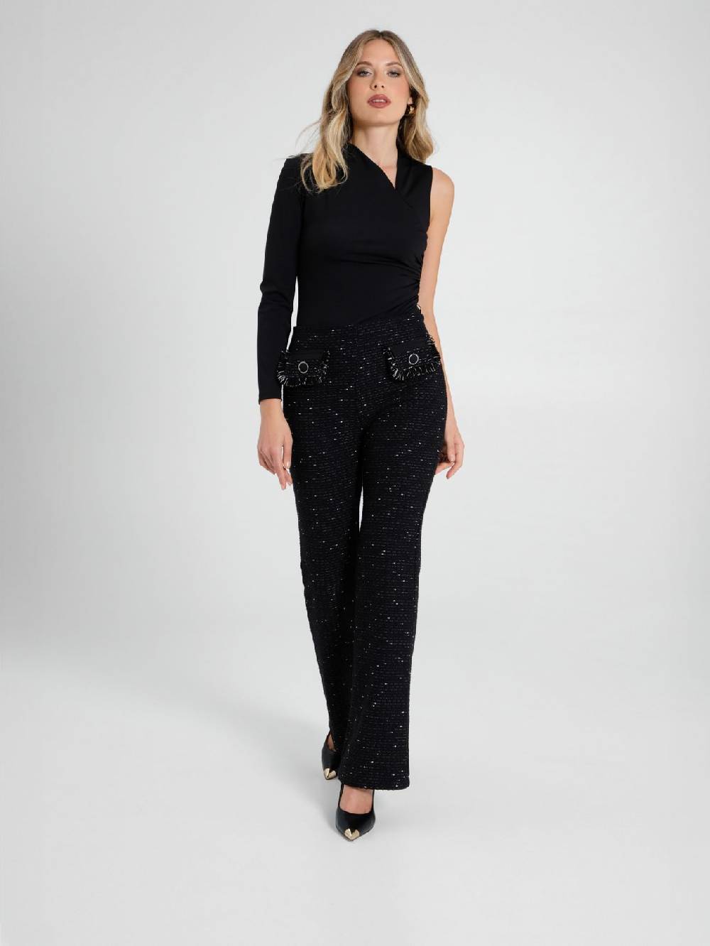 Rinascimento Pantaloni in Tweed Ultimi tre giorni