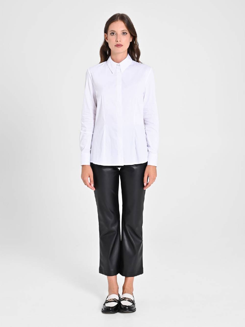 Rinascimento Camicia Bianca in Cotone Spedizione Gratuita