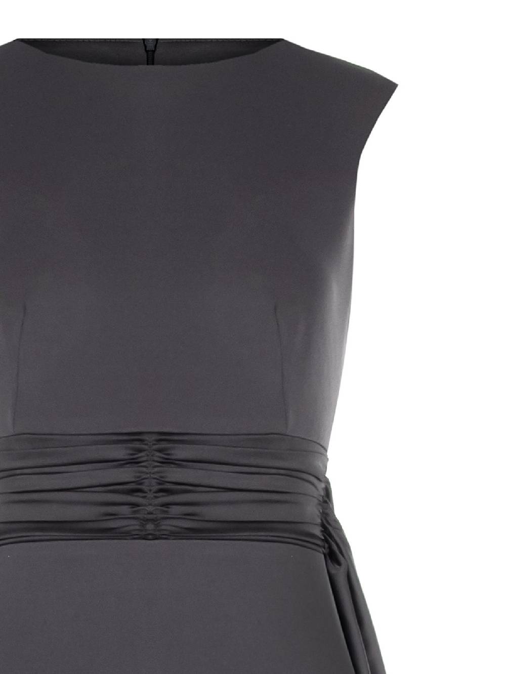 Rinascimento Tubino in Scuba mano Crepe Grigio Promozione Limitata