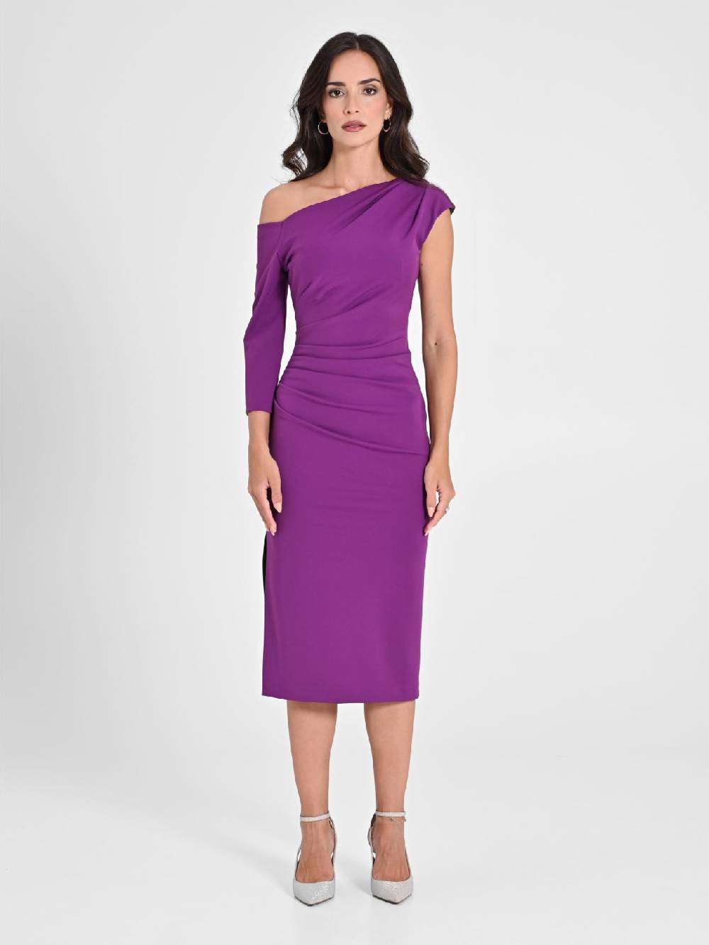 Rinascimento Tubino Monospalla Viola Shopping Online