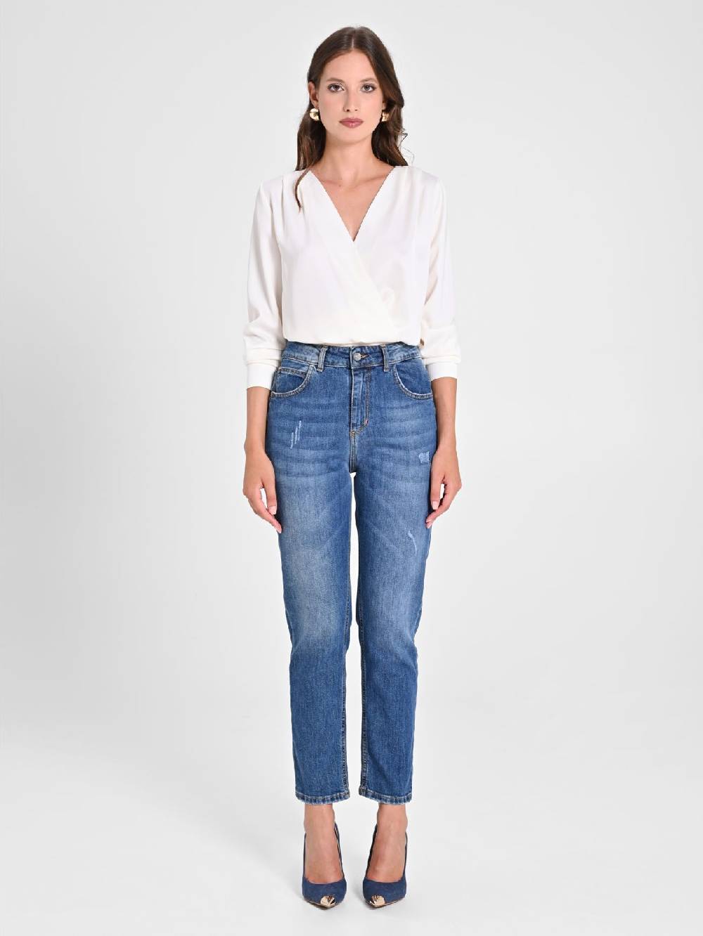 Rinascimento Jeans Straight Vendita Calda