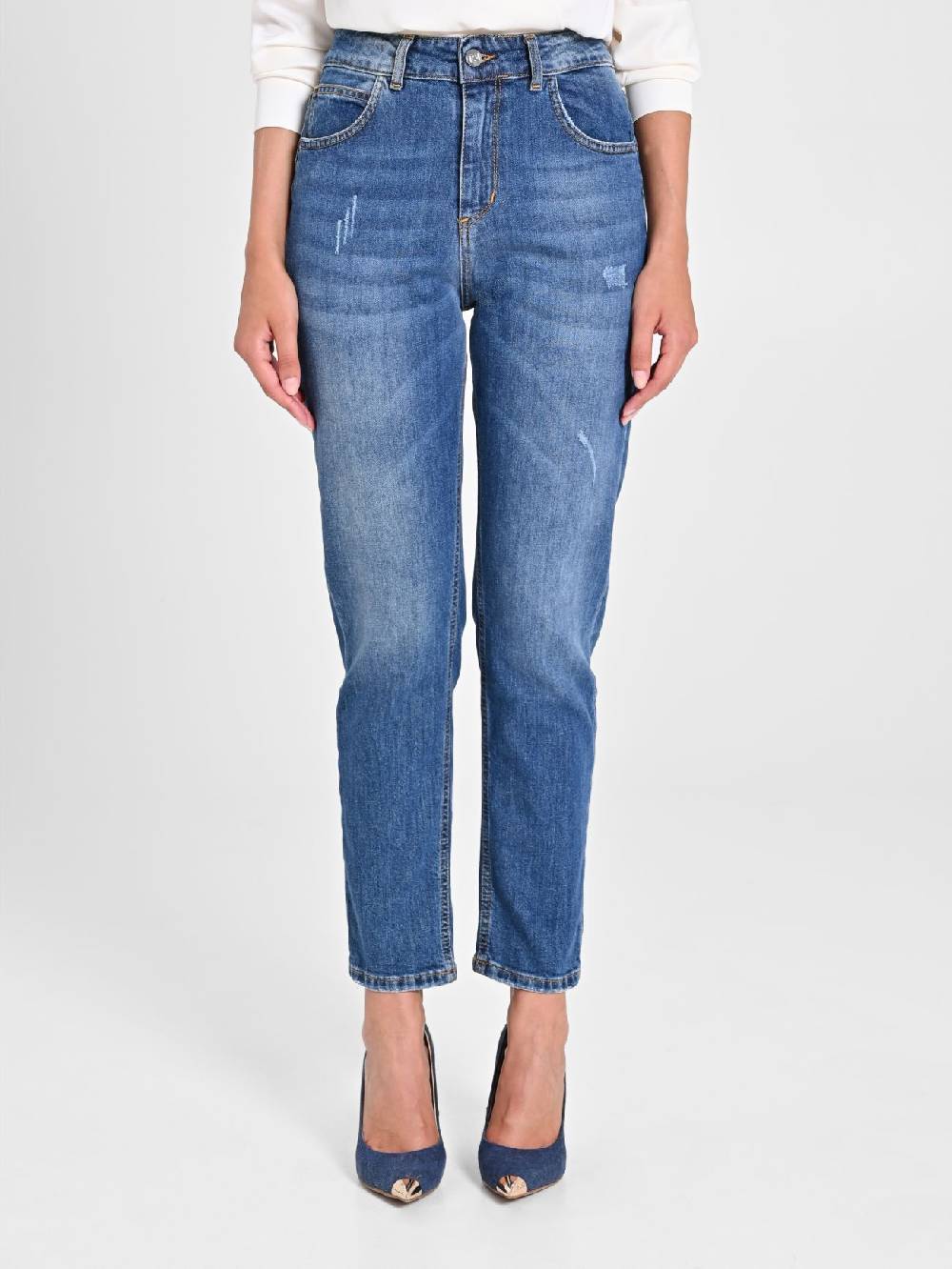 Rinascimento Jeans Straight Vendita Calda