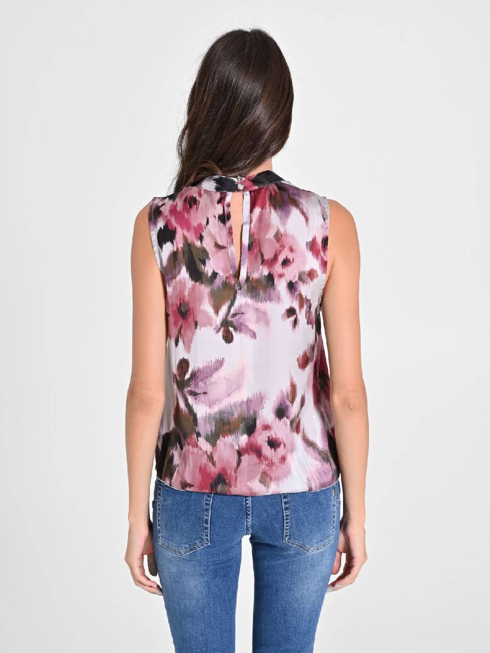 Rinascimento Blusa stampa Fiori Astratti Spedizione gratuita