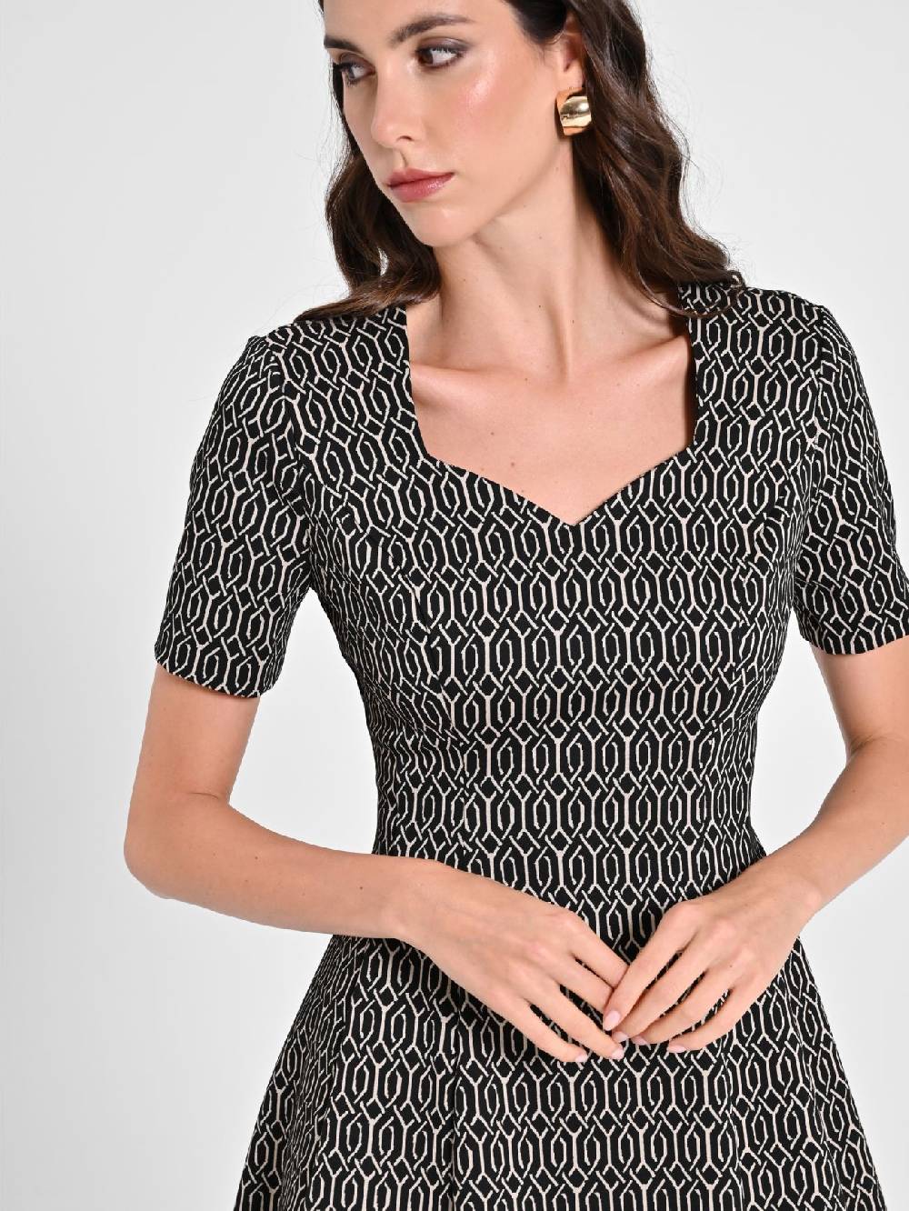 Rinascimento Abito a Ruota Jacquard Sconto di tempo limitato