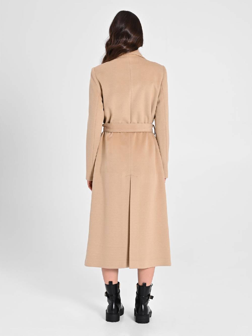 Rinascimento Maxi Cappotto Cammello con Cintura Flash Sale