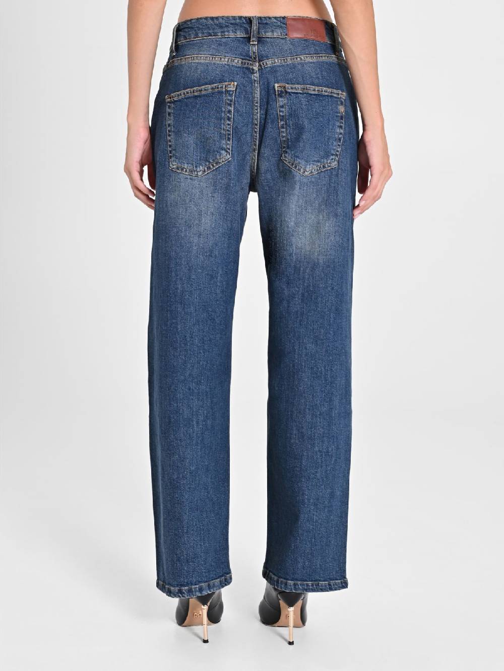 Rinascimento Jeans Gamba Ampia Smaltimento dello stoccaggio