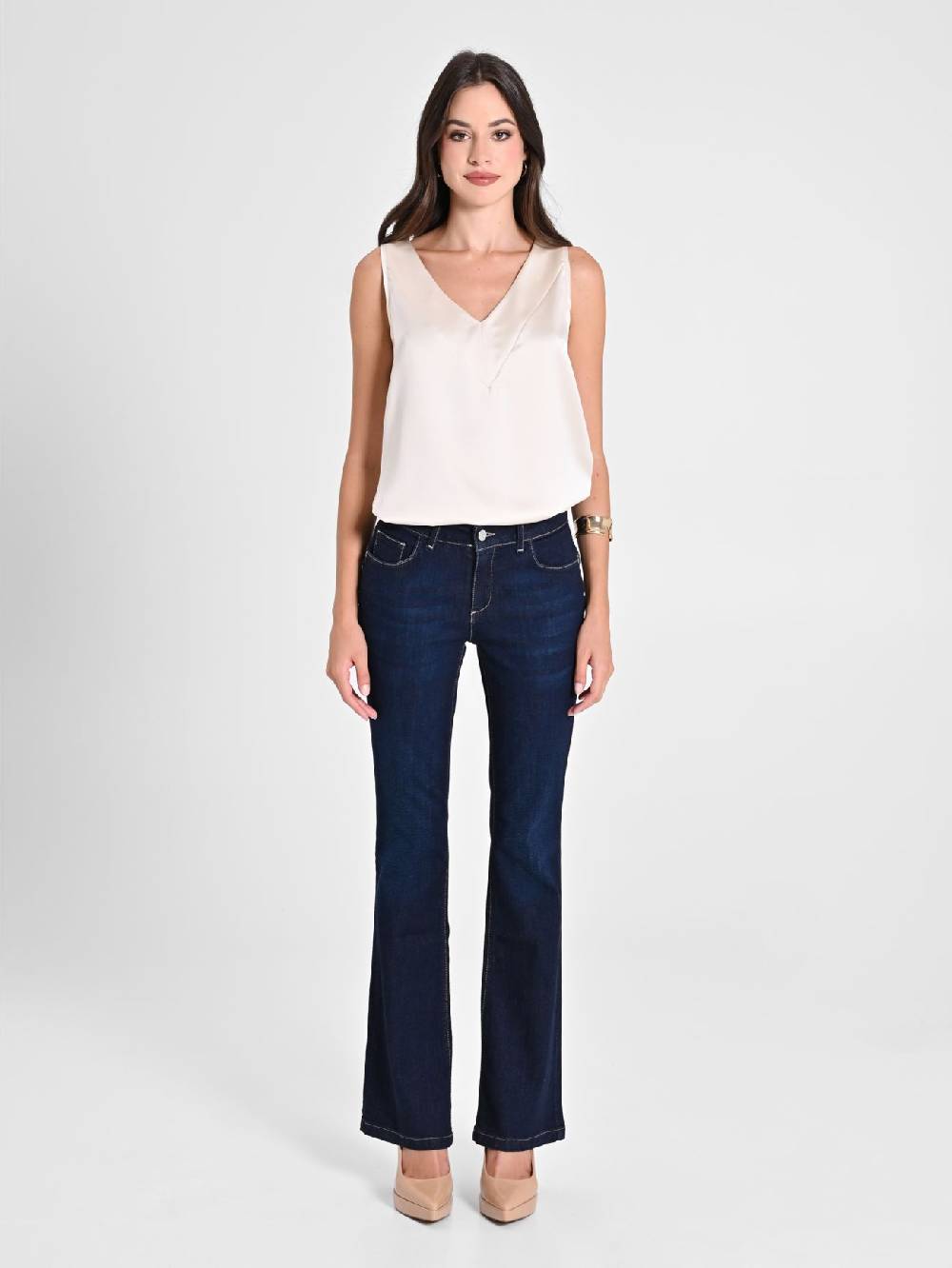 Rinascimento Jeans Flared Vendita calda