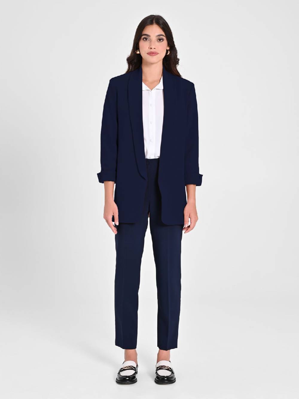 Rinascimento Giacca Aperta Blu Navy Offerta speciale della fabbrica