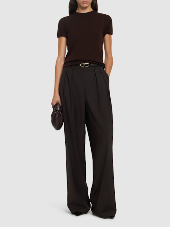 Luisaviaroma Top in maglia di cashmere e seta In Linea
