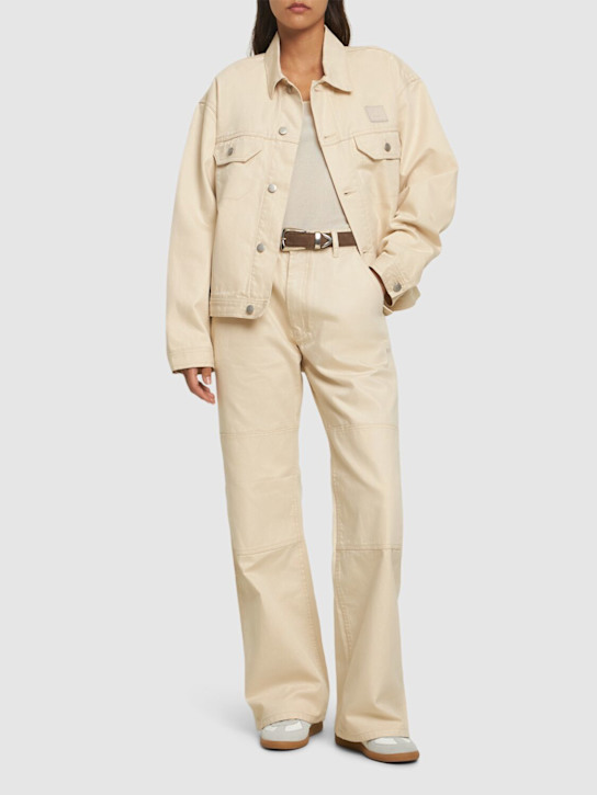 Luisaviaroma Pantaloni dritti Palma in tela di cotone Promozione
