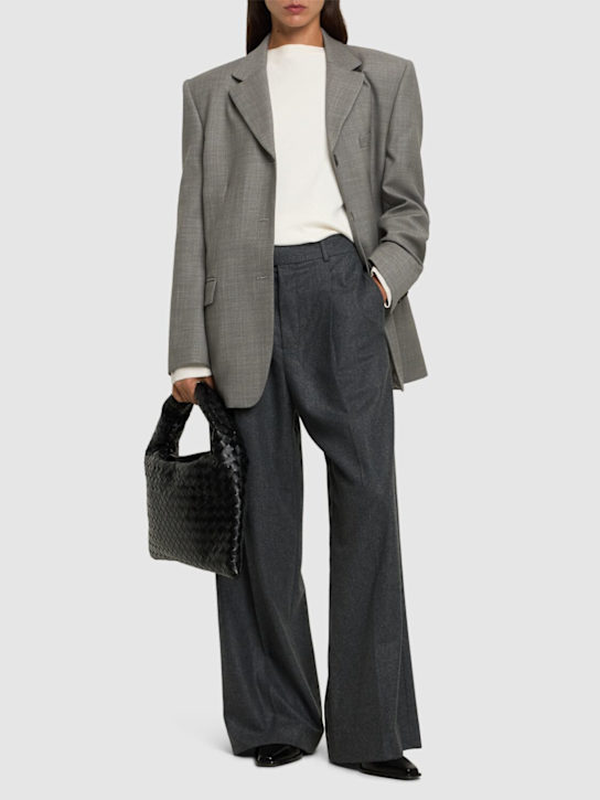 Luisaviaroma Pantaloni larghi in lana Qualità Garantita