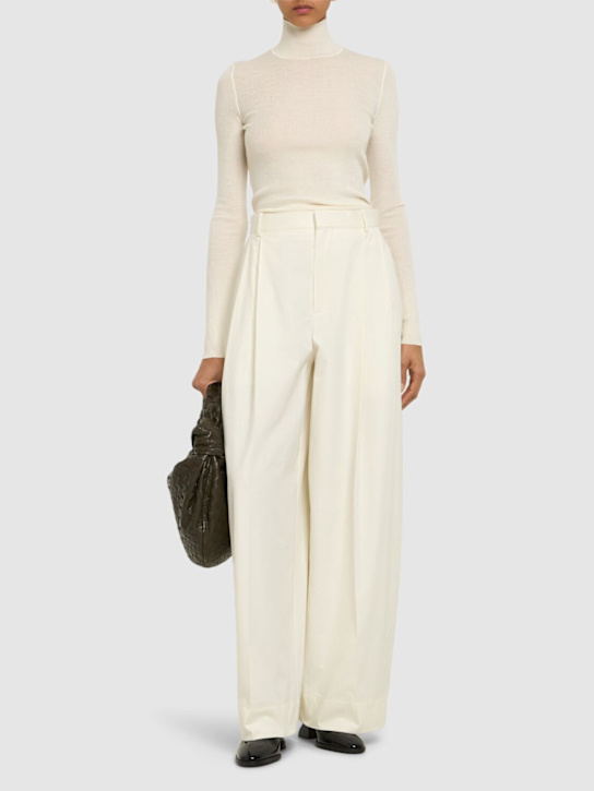 Luisaviaroma Pantaloni in twill di cotone leggero Offerte