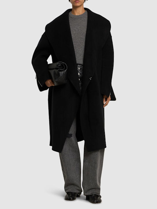 Luisaviaroma Cappotto lungo in lana In Saldo