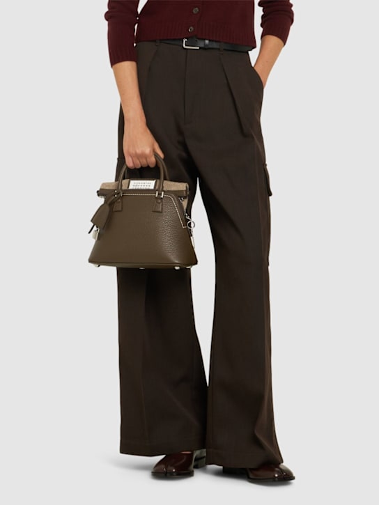 Luisaviaroma Borsa mini 5Ac Classique in pelle martellata Discount Store per i nuovi prodotti