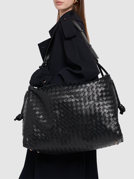 Luisaviaroma Borsa Large Loop Weekender in pelle Italia