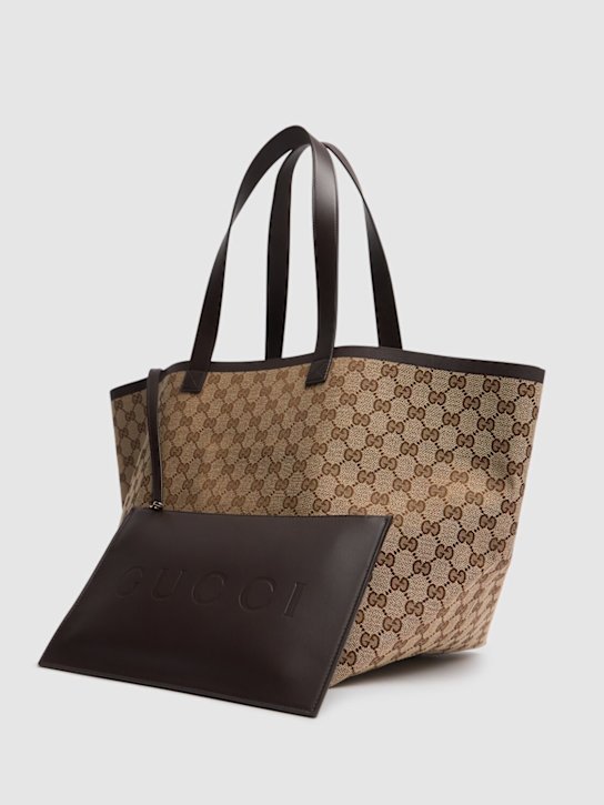 Luisaviaroma Borsa shopping media in tela Original GG Negozio online di fabbrica