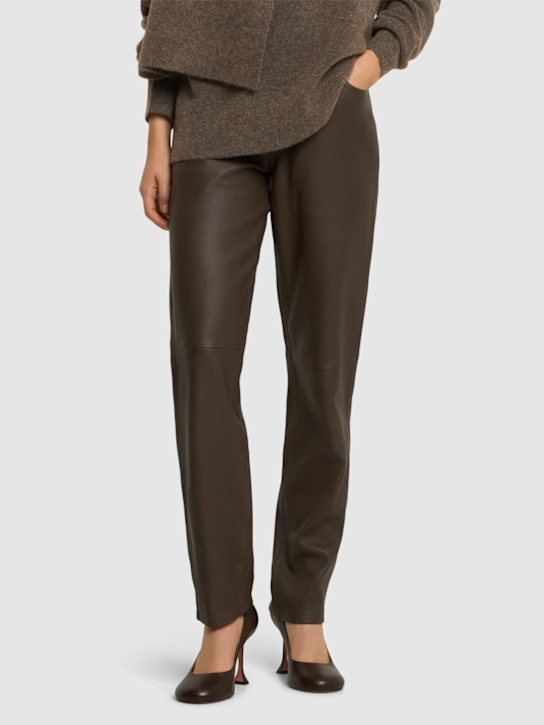 Luisaviaroma Décolleté Iris in pelle 95mm Super Saving Price