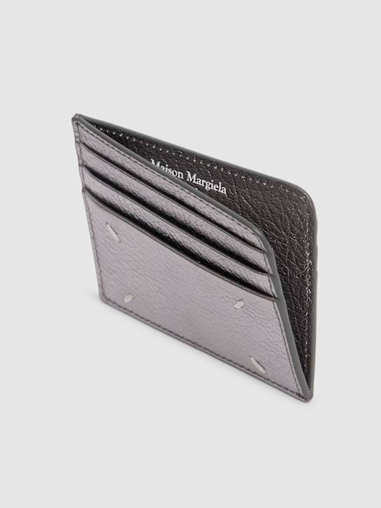 Luisaviaroma Porta tessere Slim Gap in pelle metallizzata Prezzo di fabbrica