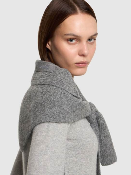 Luisaviaroma Sciarpa Les Chale Gros Grain in misto alpaca Offerta speciale