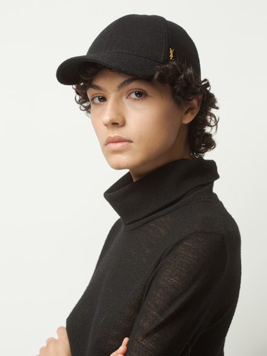 Luisaviaroma Cappello baseball in misto lana Super Saving Price