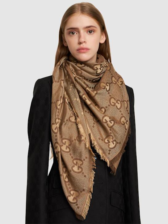 Luisaviaroma Foulard in seta e cotone Latest stili