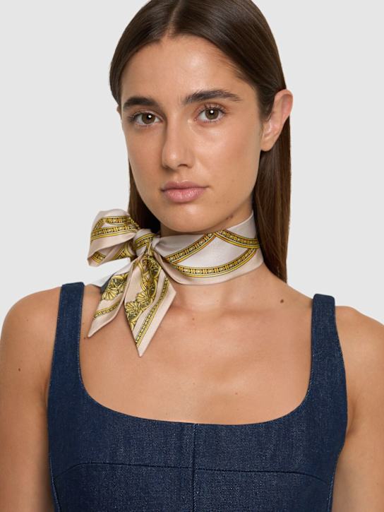 Luisaviaroma Foulard La Coupe in twill di seta stampata Italia