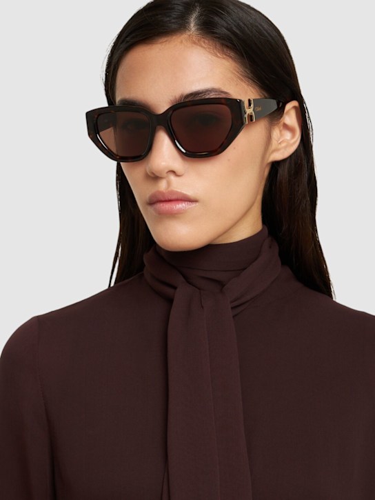 Luisaviaroma Occhiali da sole cat-eye Marcie in bio-acetato In Linea