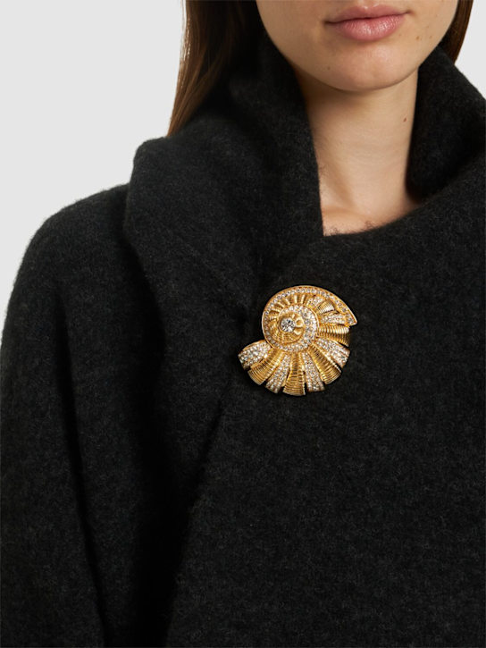 Luisaviaroma Spilla Snail con cristalli Online
