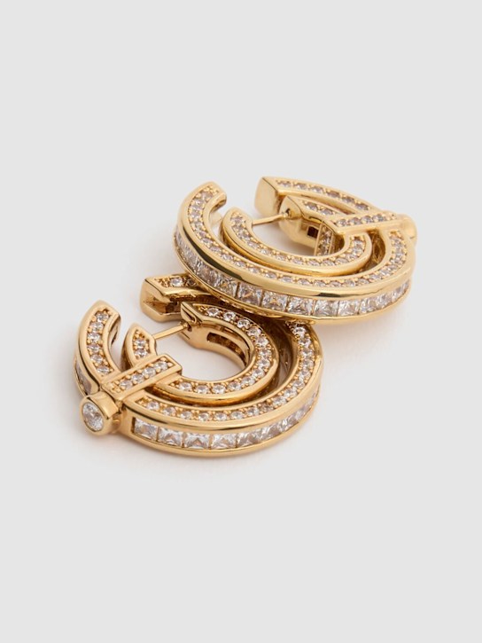 Luisaviaroma Orecchini a cerchio Halo con pavé Black Friday