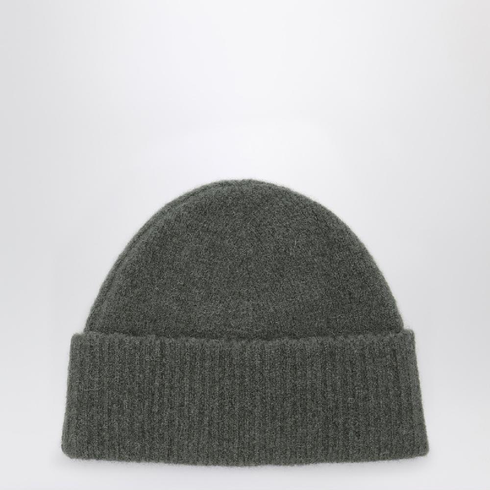 Ami Paris Cappello Ami De Coeur grigio chiaro in alpaca Economico