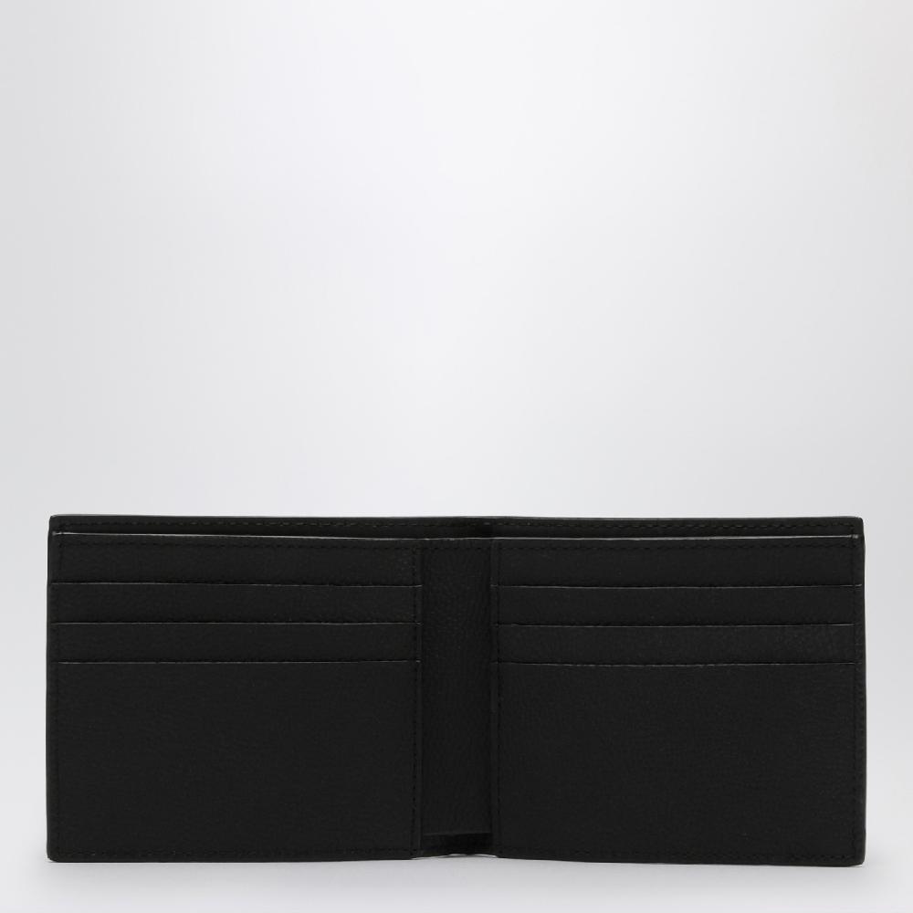 Off-Whiteu2122 Portafoglio bi-fold basketball nero in pelle Saldi