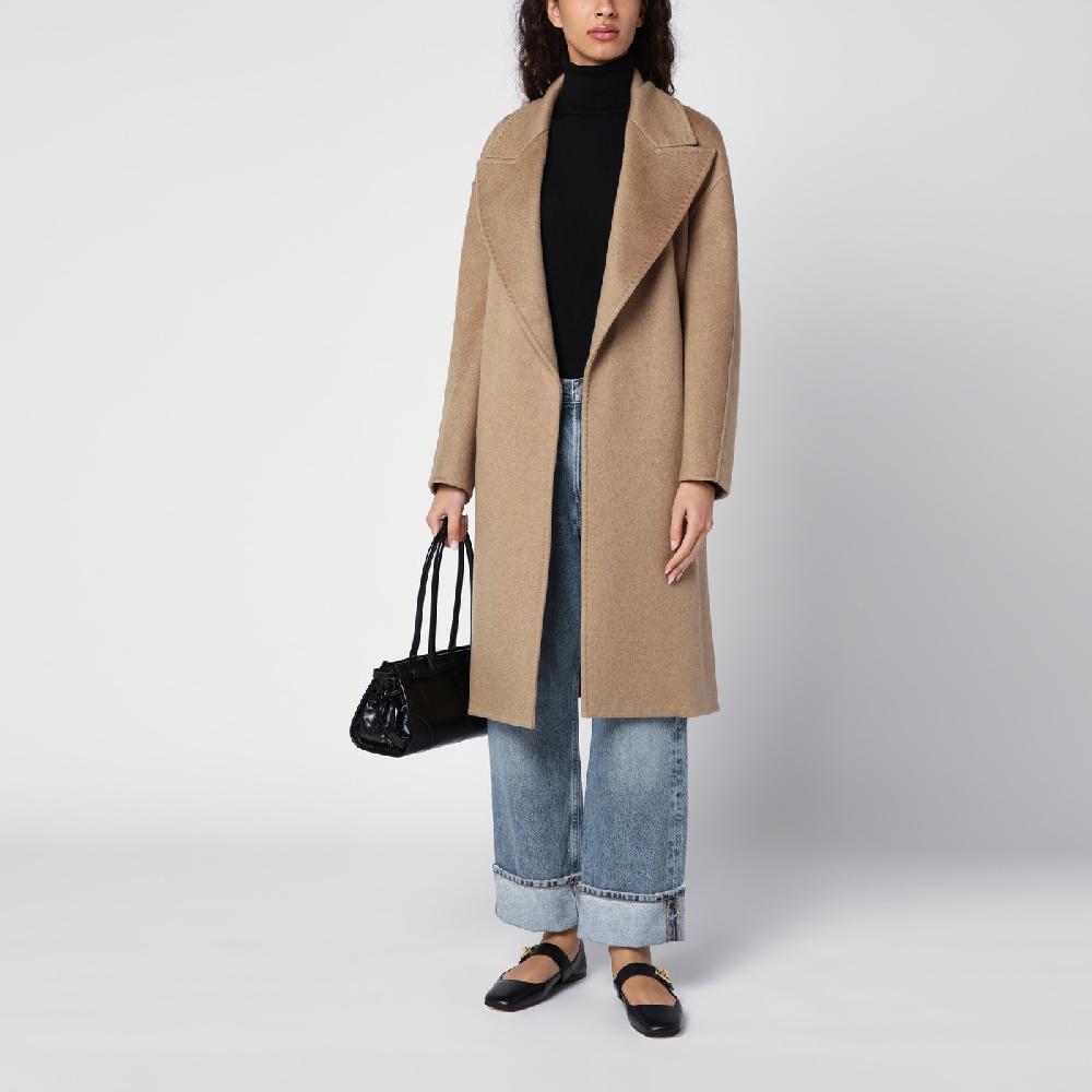 Max Mara Cappotto destrutturato beige in cachemire I Più Venduti