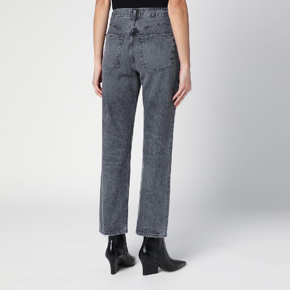AGOLDE Jeans Valen grigio slavato in denim rigenerato Spedizione Gratuita